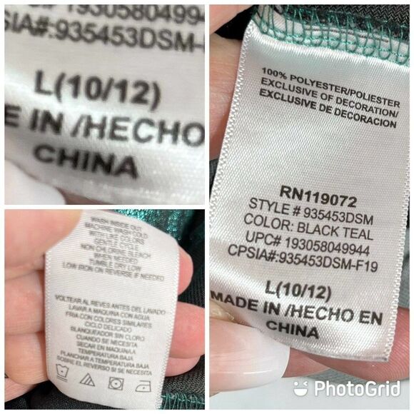 Disney Girls Descendents 2 Una Sparkly Vest Teal Black Ruffle Moto - Picture 9 of 11